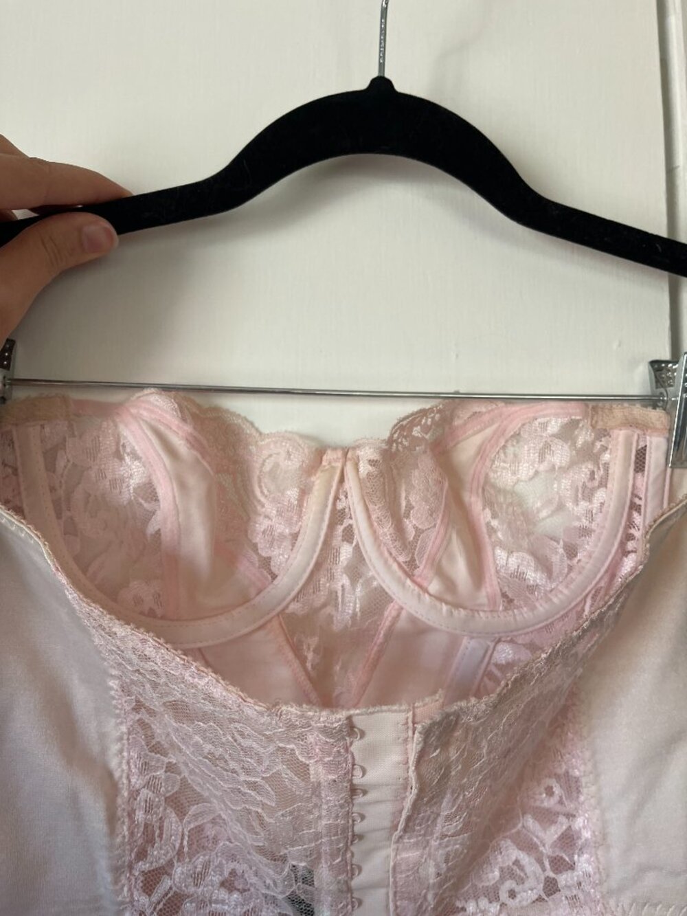 Christian Dior Vintage 80s Baby pink Bustier/ Corset - Picture 4 of 5